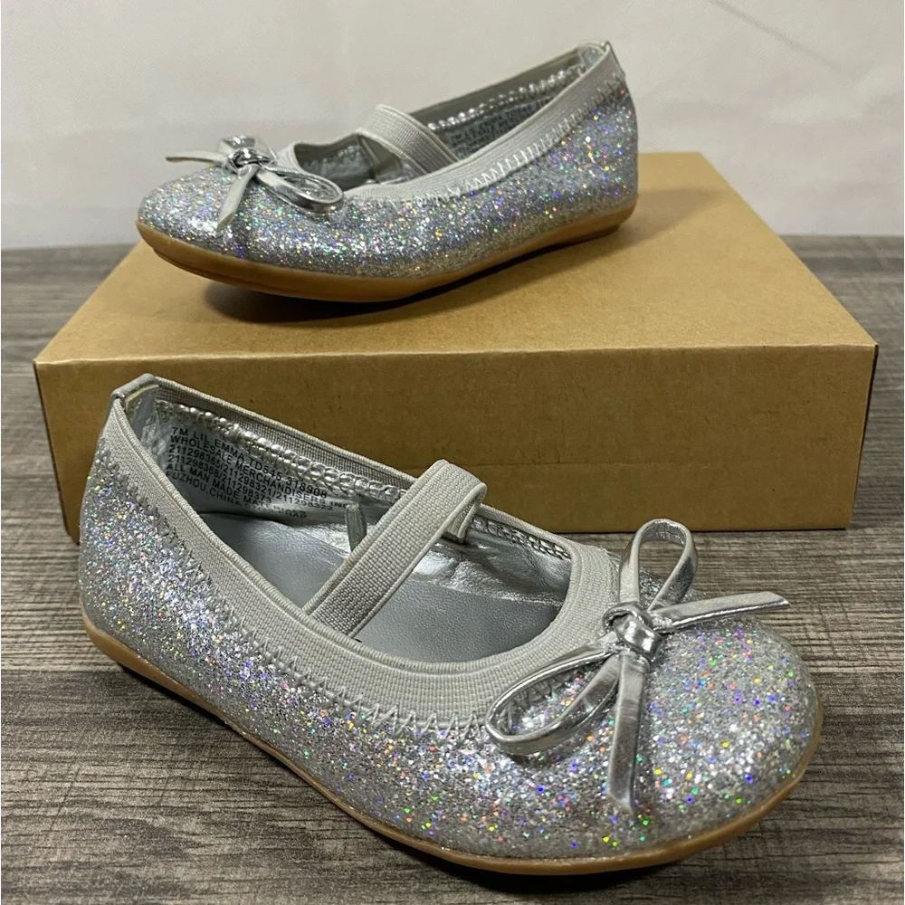 Girls' FALLS CREEK Lil Emma Silver/Glitter Flats